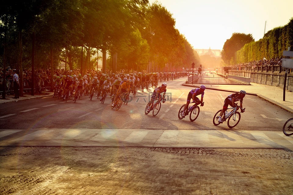 骑自行车的人,比赛,法国环法自行车