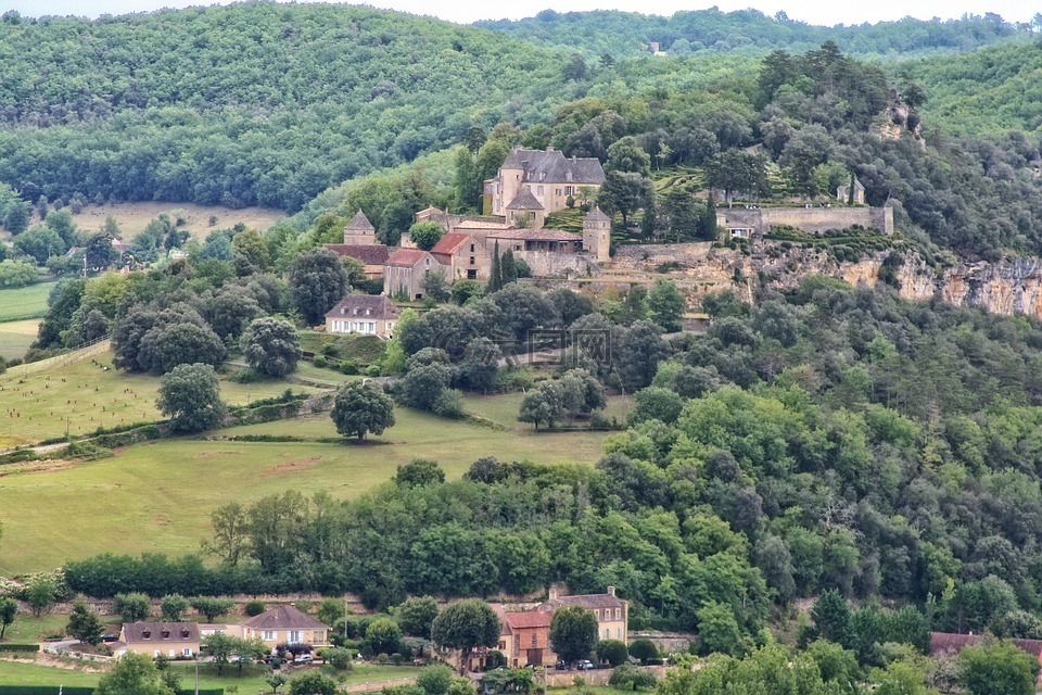 城堡,佩里戈尔,多尔多涅省