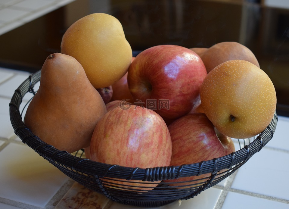 苹果和梨,水果,食品