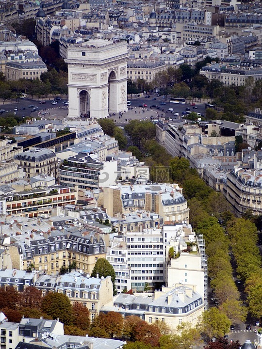 凯旋门,巴黎,法语