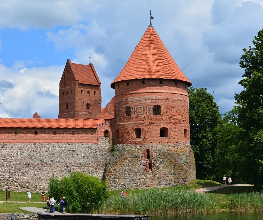 特拉凯,立陶宛,城堡