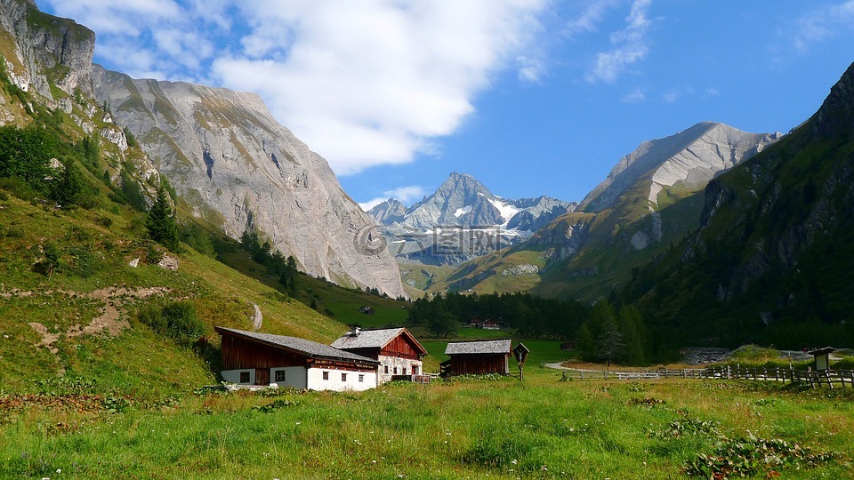 山,大格洛克纳山,在奥地利最高的山脉