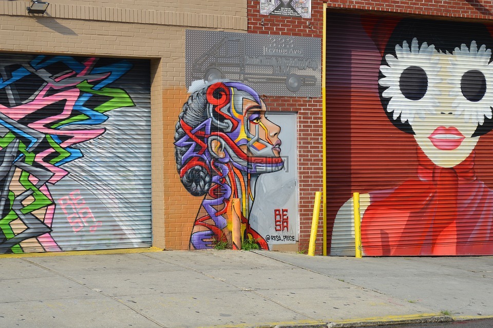 纽约市,街头艺术,布鲁克林