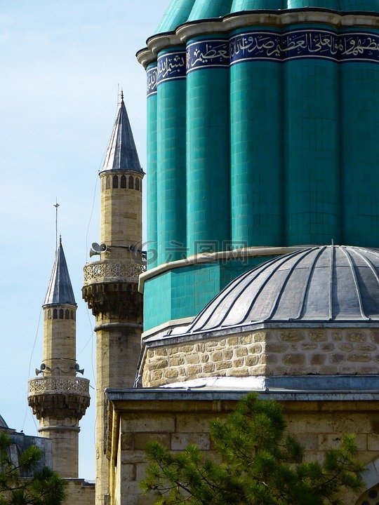 mevlana 寺,科尼亚,土耳其