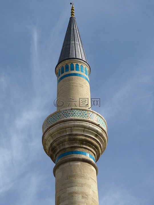 清真寺,尖塔,科尼亚