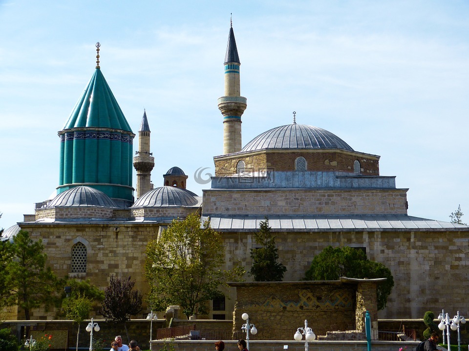 mevlana 寺,科尼亚,土耳其