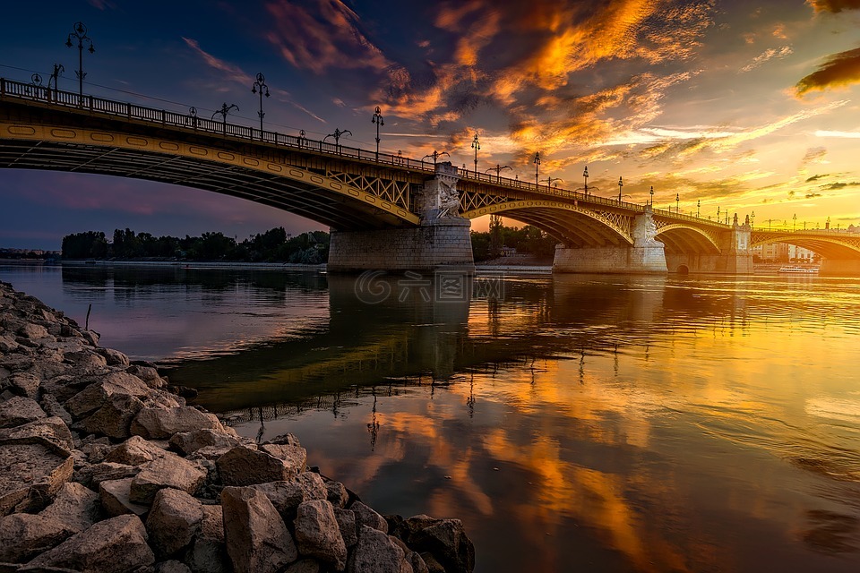 布达佩斯,匈牙利,桥