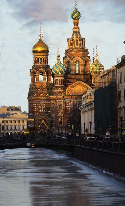 在俄罗斯圣彼得堡,寺,旅游