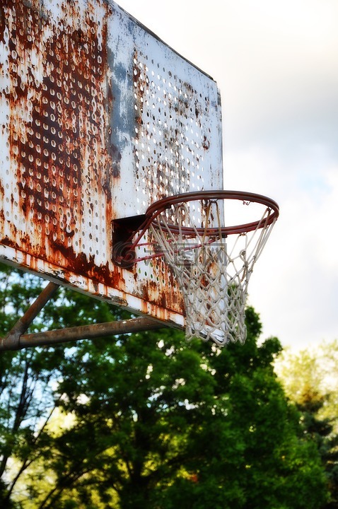 篮球,箍,市区老化