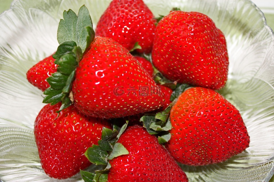 草莓,新鲜,健康