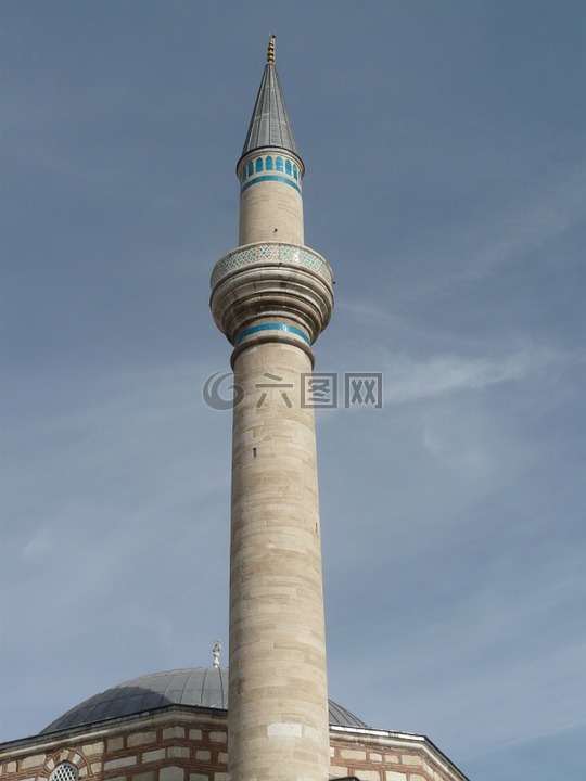 尖塔,清真寺,科尼亚