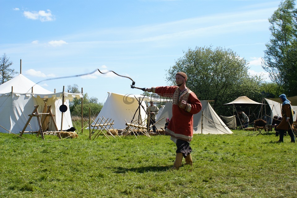 鞭,中世纪,帐篷