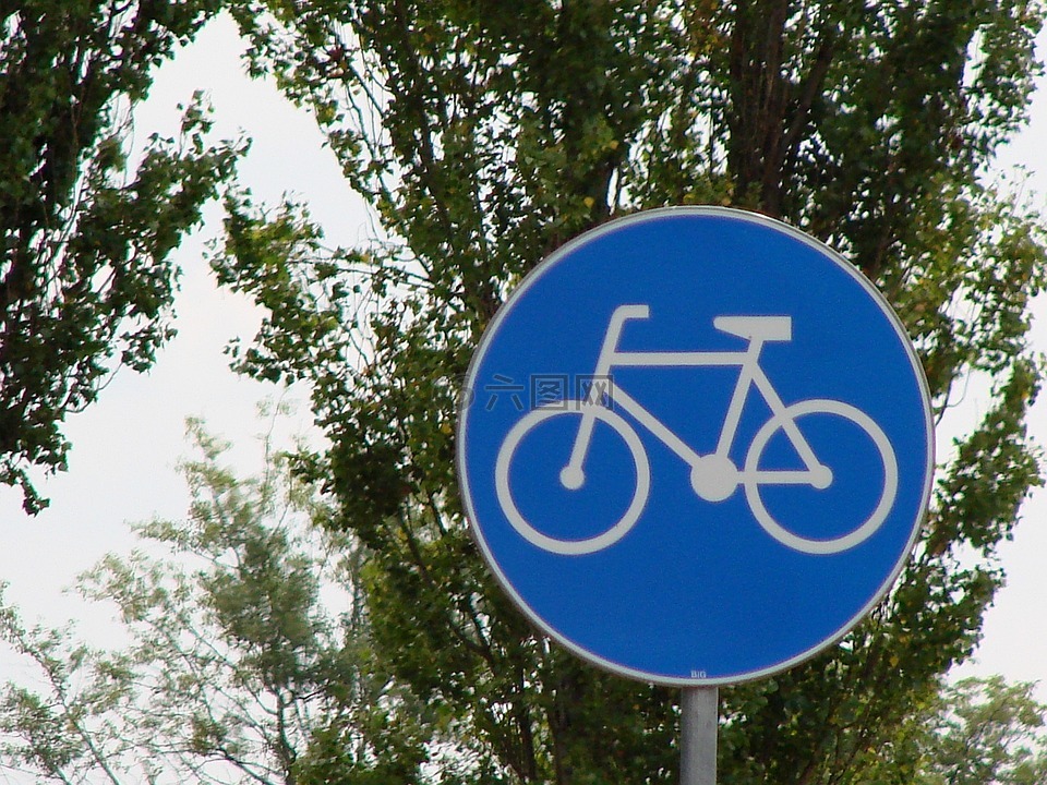 道路标志,公路自行车,自行车