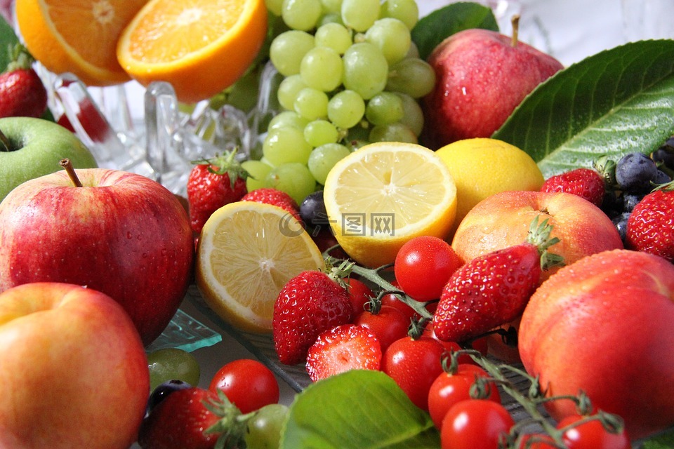 水果,阳光下的果实,热带水果