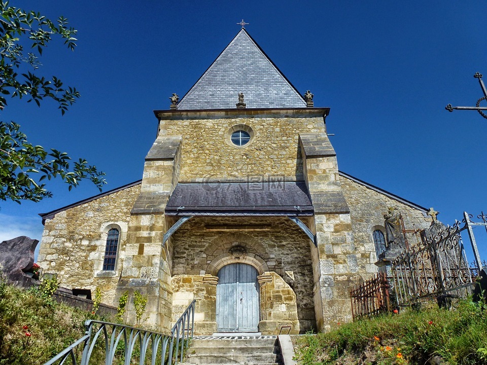 圣 卢普 小猎犬,法国,教堂