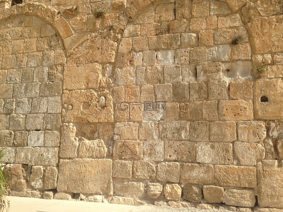 以色列耶路撒冷,耶路撒冷石,砖墙
