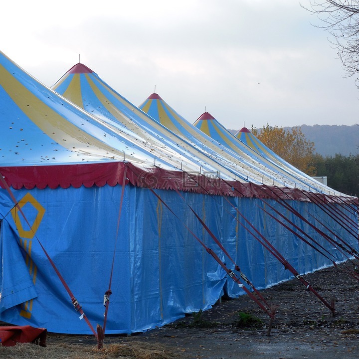 帐篷,马戏团,马戏团帐篷