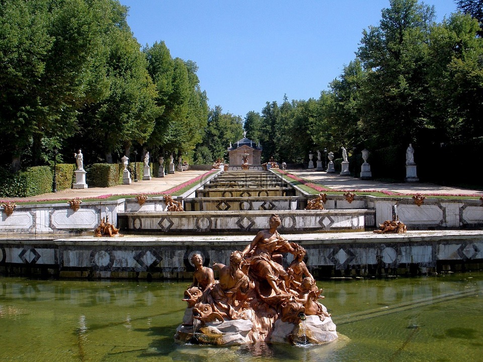 塞哥维亚,西班牙,喷泉