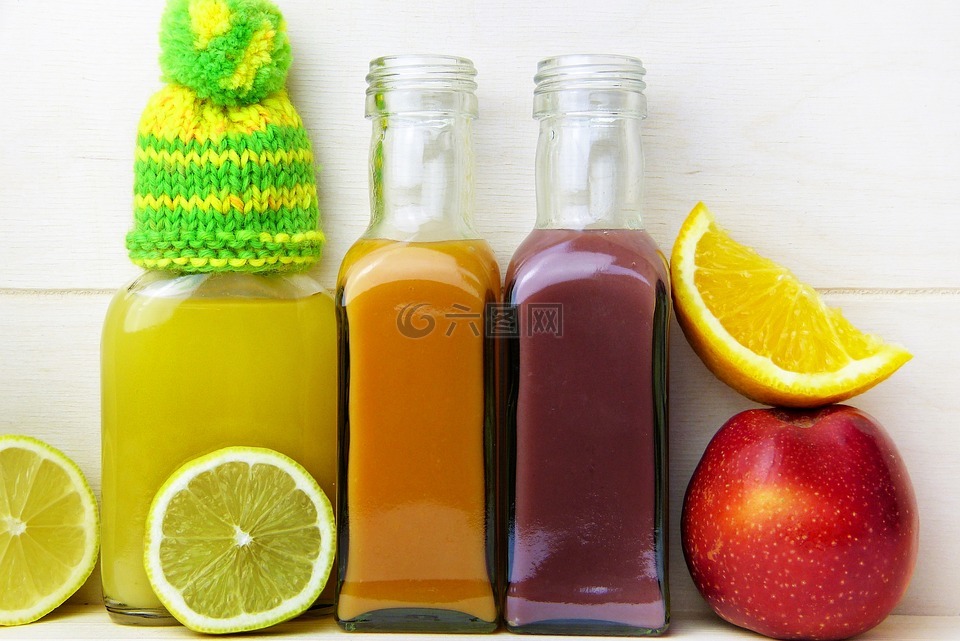 果汁,柠檬,橙