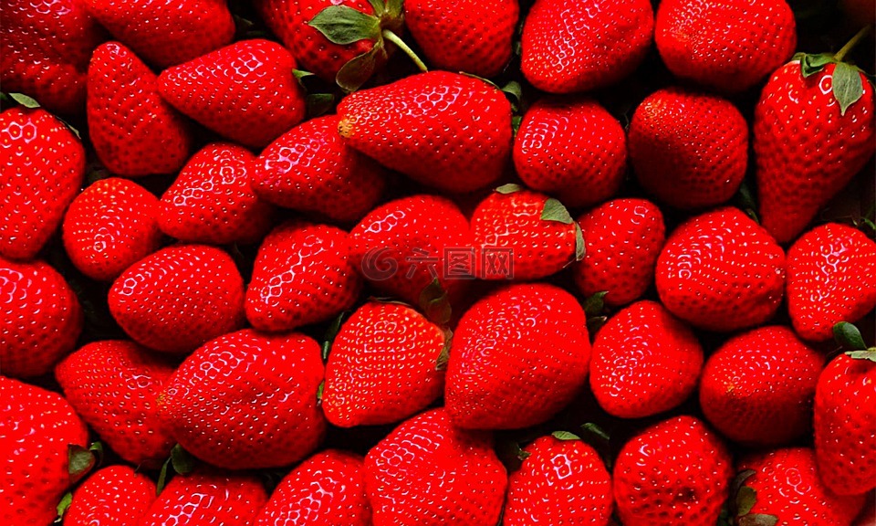 草莓,红,李子果酱