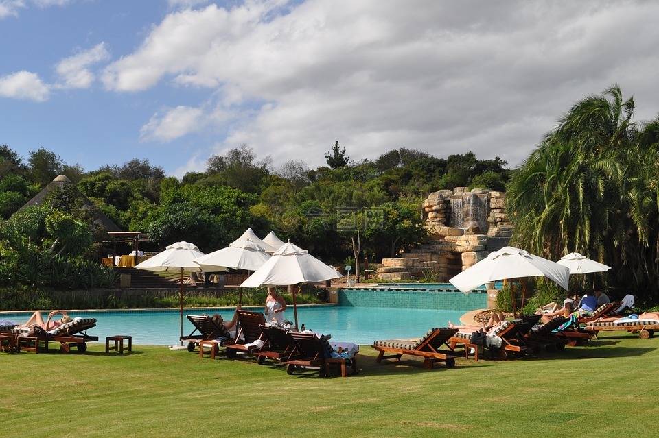 南非,游泳池,酒店