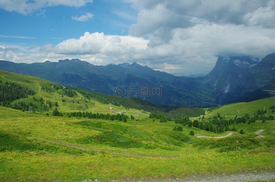 少女峰,瑞士,山