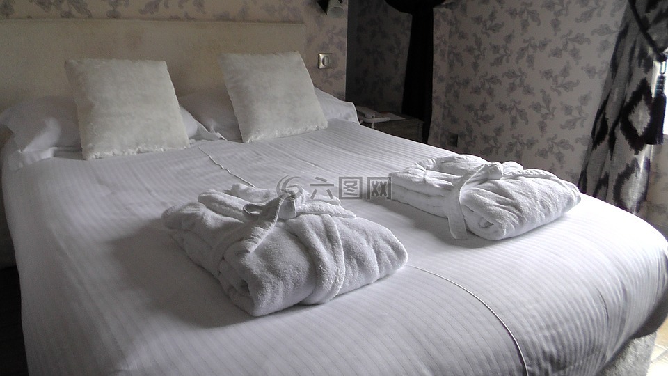 床,床上用品,酒店