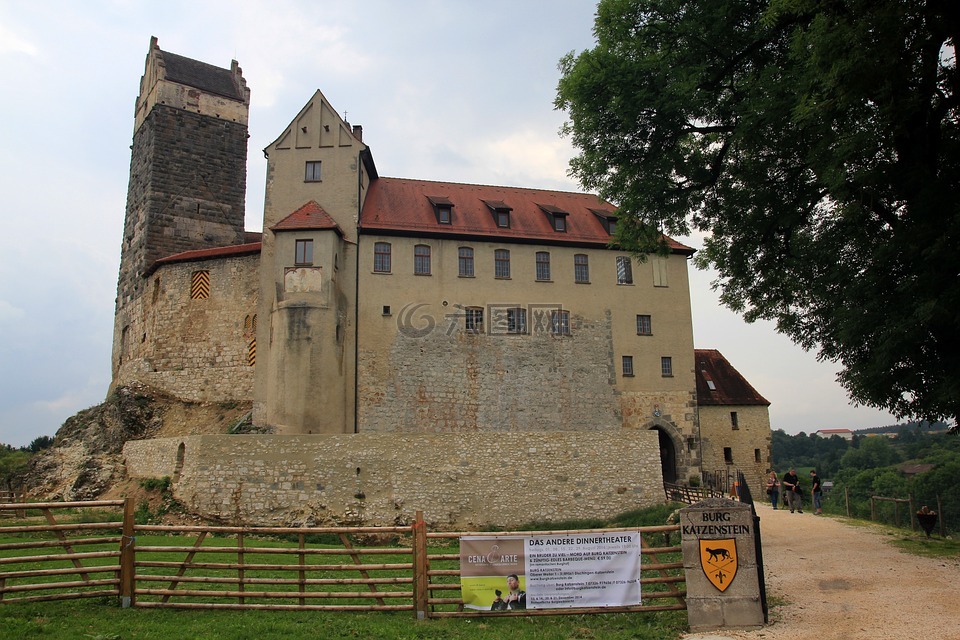 burg katzenstein,城堡,中世纪