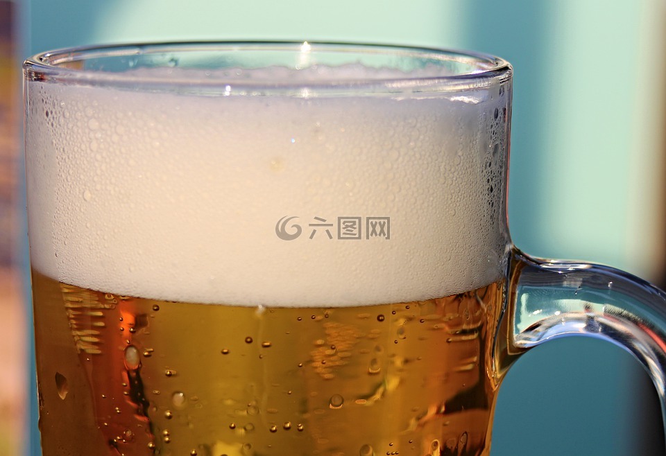 啤酒,啤酒啤酒杯,啤酒玻璃