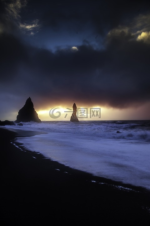 冰岛,vik,景观