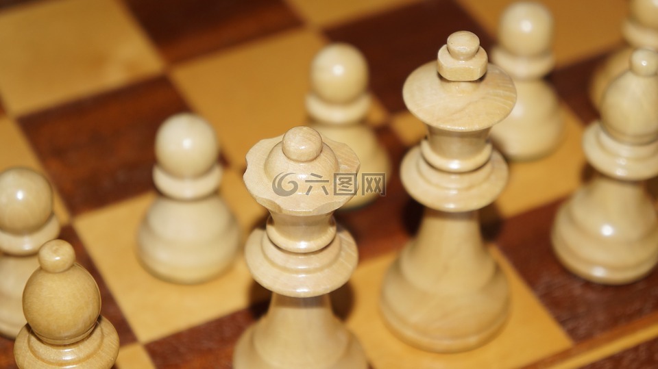 国际象棋游戏,数字,象棋