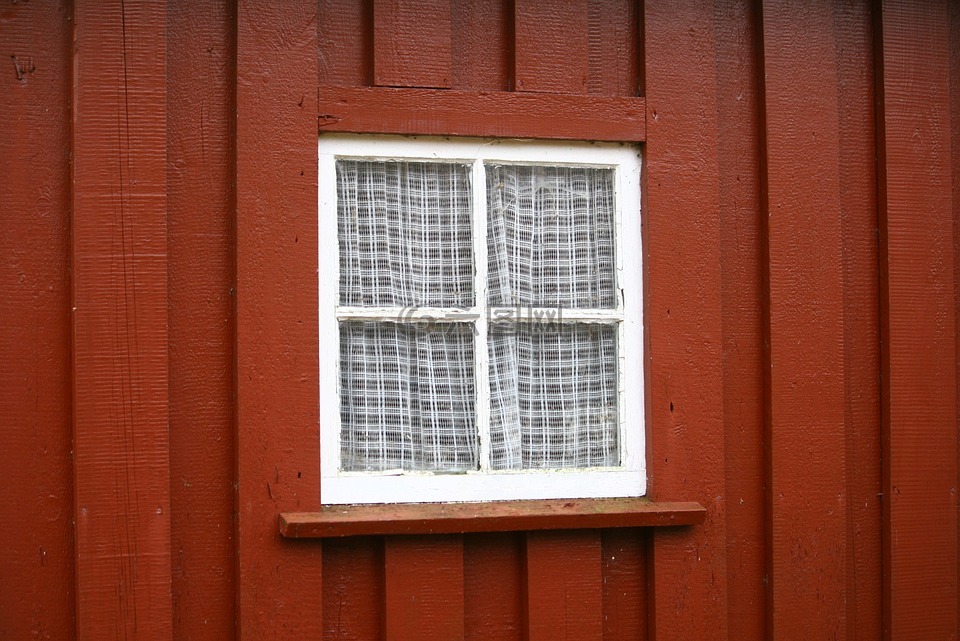 窗口,旧的窗口,老房子