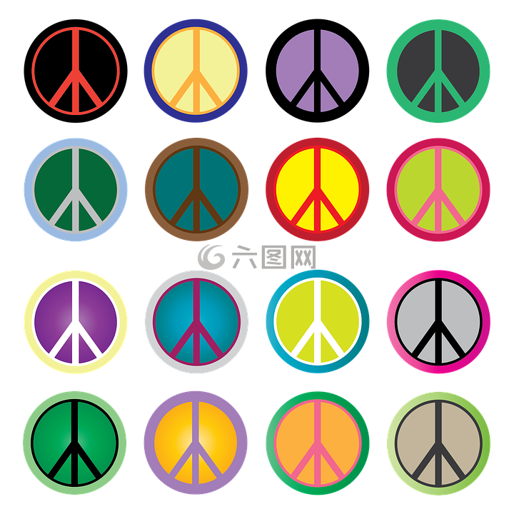 和平标志,和平,嬉皮