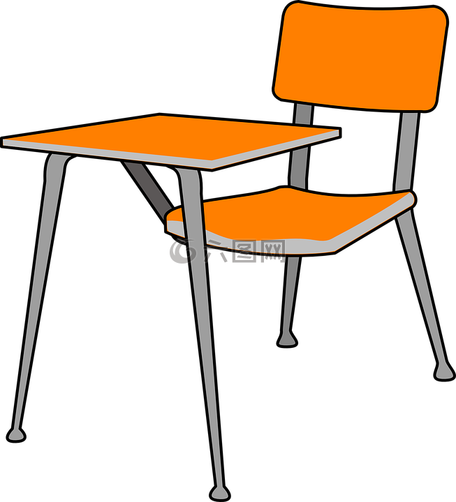 办公桌,学校,椅子