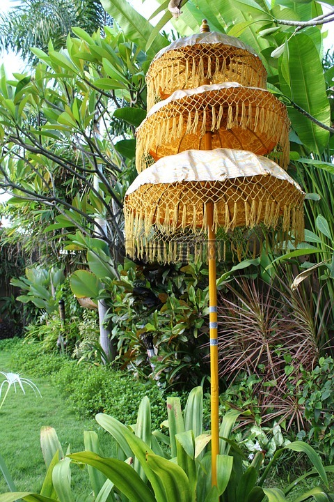 峇里島,傘,三層