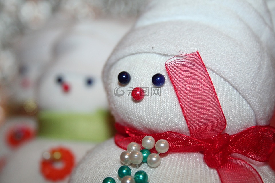 雪人,冬季,圣诞节