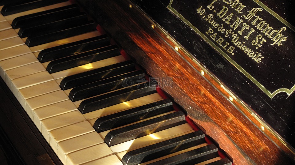 钢琴,键盘,钢琴键