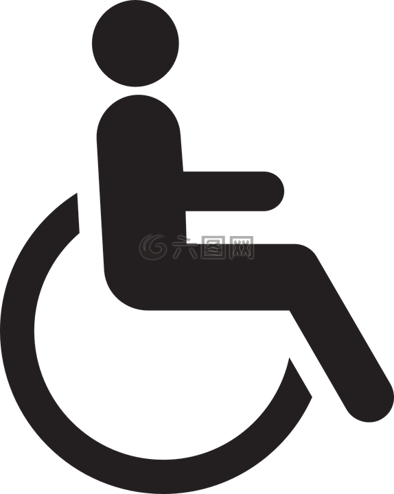 残疾人,椅子,轮椅