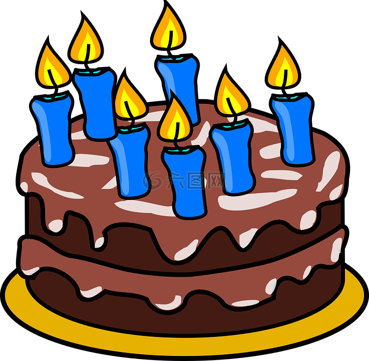 生日蛋糕,生日,蜡烛