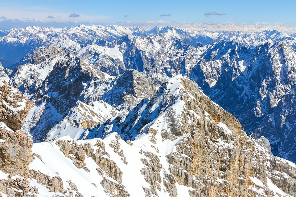 雪,山,山区问题首脑会议