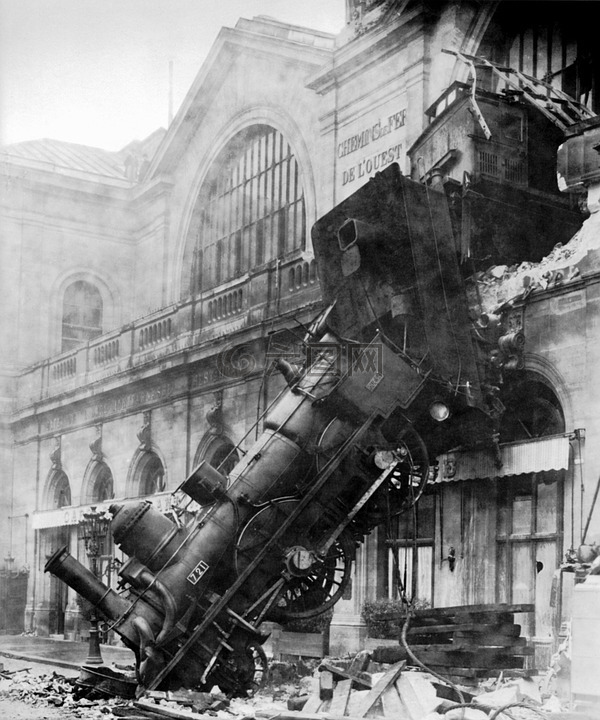 火车事故,蒸汽机车,机车