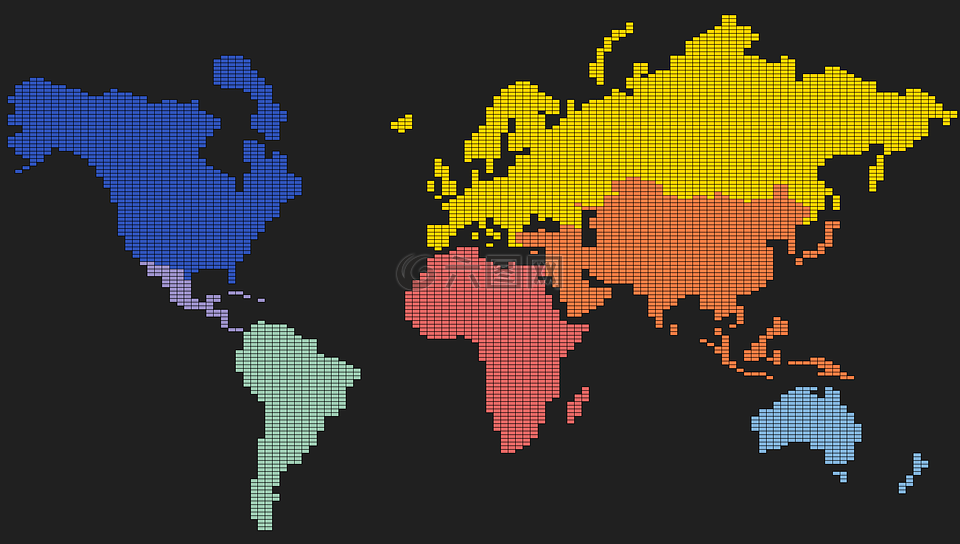 世界地图,海报,web 页
