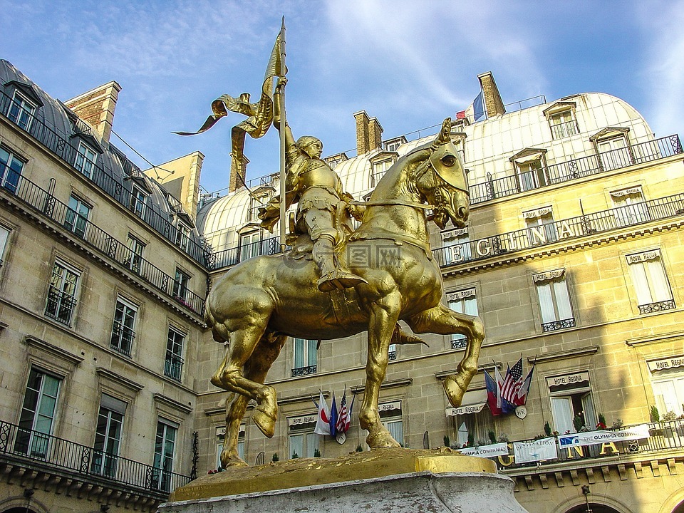 弧的琼 ·,雕像,巴黎