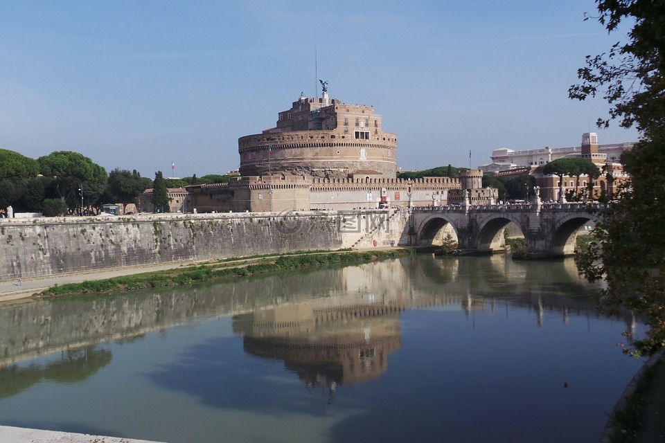 罗马,城堡,文化