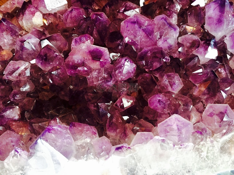 水晶,紫水晶,紫色