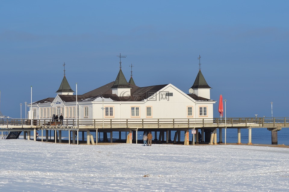 波罗的海,塞巴阿尔贝克,冬天