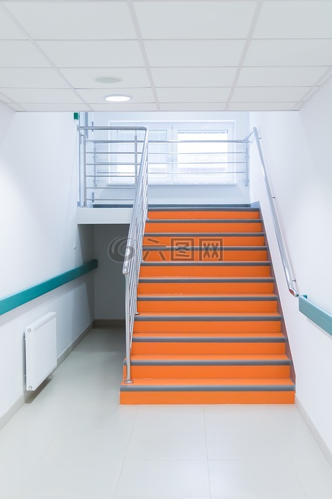 楼梯,走廊,医院
