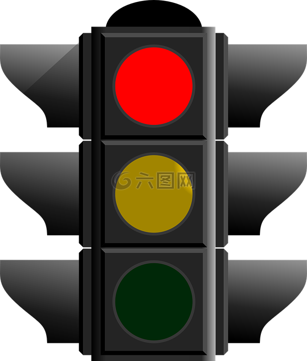 红绿灯,信号,停止