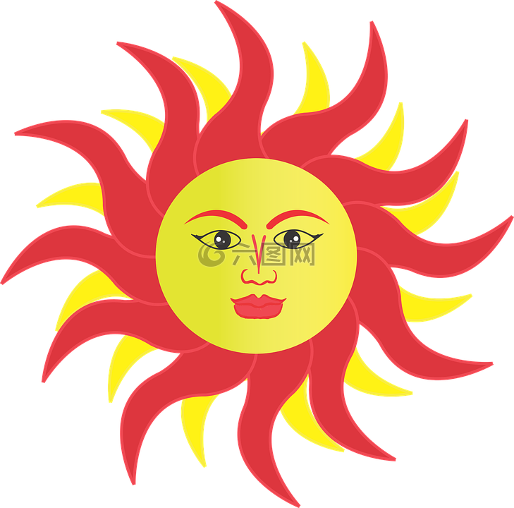 太阳,illustrator,夏天