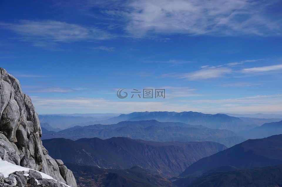 自然风景,玉龙雪山,云南